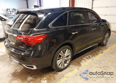 2017 Acura Mdx Technology Package z USA, uszkodzony, nr VIN 5J8YD4H55HL003535